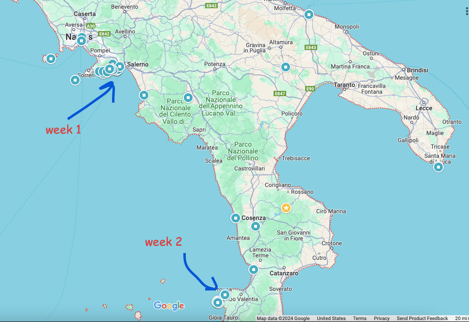 Italy: Itinerary, Logistics,&nbsp;Worries